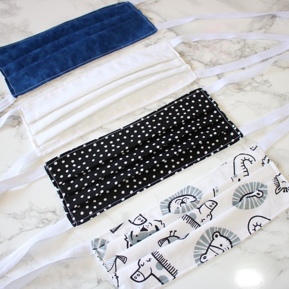 Face Mask Adult Reusable Cute Cotton Double Layer - Picture 7 of 8